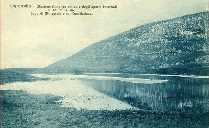 Il lago di Mingaccio in un'altra foto storica
