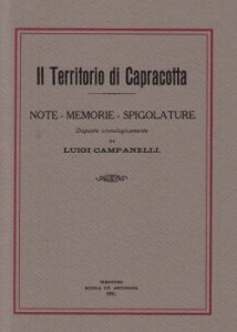 Il Territorio di Capracotta di Luigi Campanelli