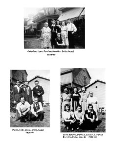 La famiglia DiNucci, anni 1939-40