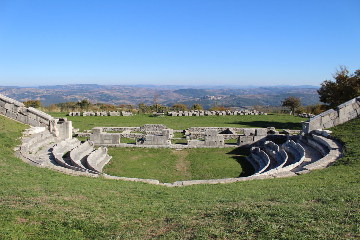 Pietrabbondante, il Teatro Sannitico. Foto: Adelina Zarlenga